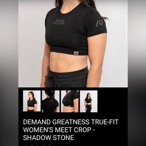 Demand Greatness Shadow Stone Women's Crop Top